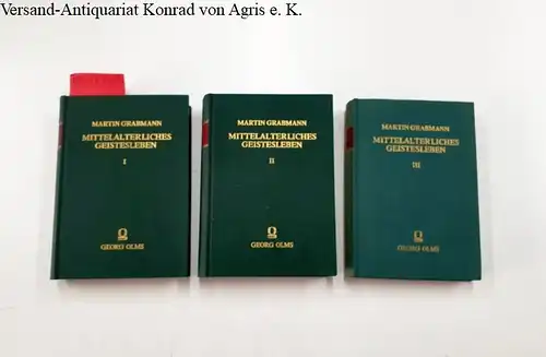 Grabmann, Martin: Mittelalterliches Geistesleben
 Abhandlungen zur Geschichte der Scholastik und Mystik. 