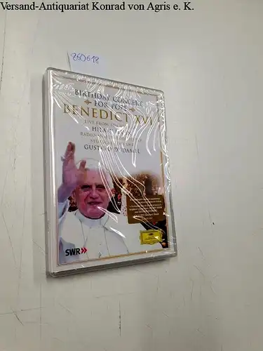 DVD: Birthday Concert for Pope Benedict XVI. Live from the Vatican. Hilary Hahn (Violin), Radio-Sinfonieorchester Stuttgart des SWR, Gustavo Dudamel. --- ORIGINAL-VERPACKT