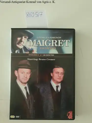Georges Simenon, Maigret Collection, Episodes 5-6, 180 minutes , Dutch edition,/Niederländische Untertitel
