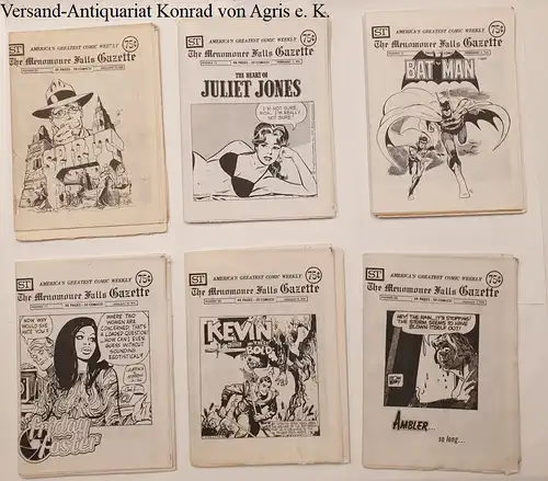 Street Enterprises: The Menomonee Falls Gazette : Number 107 - 109 : 111 - 113 : Konvolut 6 Hefte 
 America's Greatest Comic Weekly : December 31, 1973 - January 14, 1974 : January 28, 1974 - February 11, 1974. 