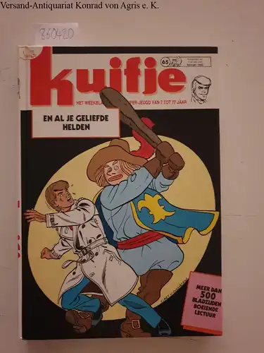 Kuifje: Kuifje Het weekblad voor de super-jeugd van 7 tot 77 jaar, Sammelband Nr. 33-42, 43 . Jahrgang
 Band 65 ( verschijnt vijf maal per jaar februari 1990. 