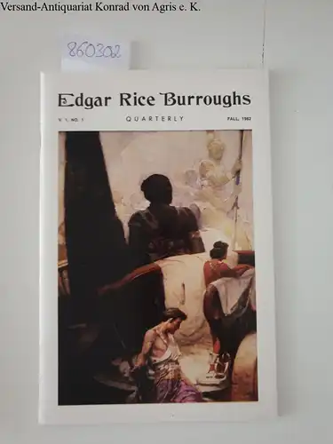 McWhorther: Edgar Rice Burroughs  Quarterly V.1 .No.1, Fall 1982. 