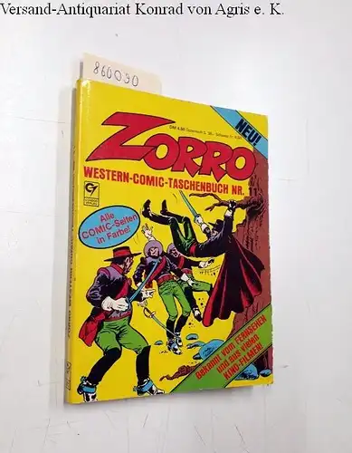 Max und E. von Karpat: Zorro Western-Comic-Taschenbuch Nr. 11
 Alle Comic-Seiten in Farbe! Bekannt vom Fernsehen und aus vielen Kino-Filmen!. 