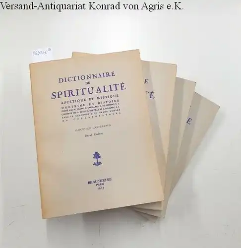 Derville, A. (Hg.), André Rayez (Hg.) A. Solignac (Hg.) u. a: Dictionnaire de Spiritualité - Fascicules LXXVI-LXXXVII, LXXVIII-LXXIX, LXXX-LXXXI-LXXXII et LXXXIII-LXXXIV-LXXXV [=Tome XII Pacaud-Quodvultdeus]
 Ascétique...