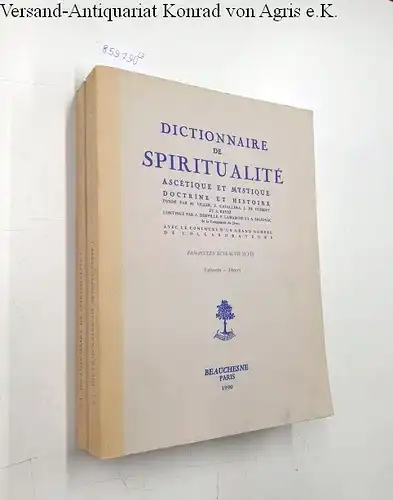 Derville, A. (Hg.), P. Lamarche (Hg.) A. Solignac (Hg.) u. a: Dictionnaire de Spiritualité - Fascicules XCVI-XCVII-XCVIII et XCIX-C-CI [=Tome XV Taborin - Tyskiewicz]
 Ascétique et Mystique - Doctrine et Histoire. 