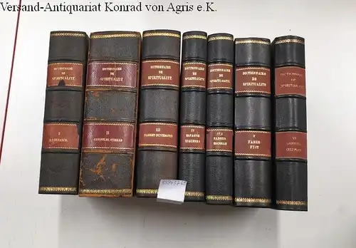 Viller, Marcel (Hrsg.), F. Cavallera und  Guibert: Dictionnaire de Spiritualité Ascétique et Mystique. Doctrine et Histoire. Tome I- VI, 7 Bände
 Tome I, II, III, IV, IV.1, V, VI. 