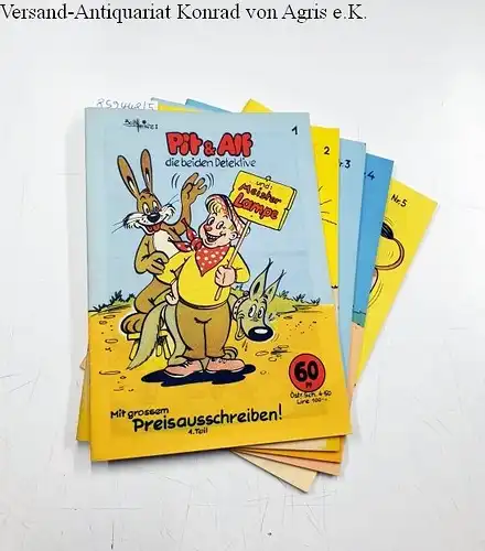 Heinz, Bob: Pit & Alf : die beiden Detektive: Band 1-5 
 Sammlerausgabe: limitiert auf 333 Stück/Heft. 