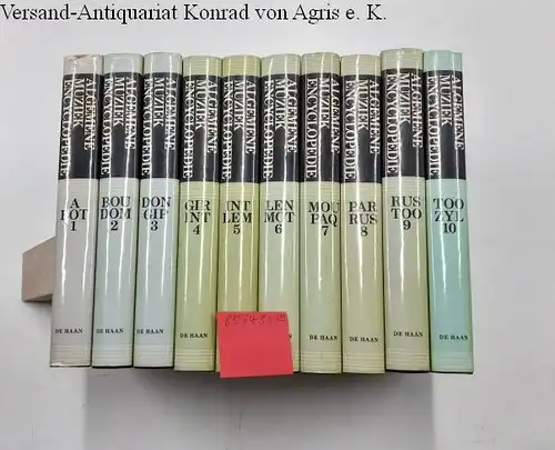 Robijns, J., Miep Zijlstra und J.M. Mostaert: Algemene Muziek Encyclopedie (Dutch Edition) - 10 Bände (komplett). 
