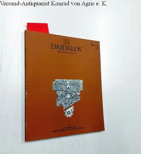 Teut, Anna (Hrsg.), Norbert Miller (Hrsg.) und Werner Oechslin (Hrsg.): Daidalos - Berlin Architectural Journal. Nr. 10. 15. Dezember 1983
 Straße und Platz / The Street and the Square. 