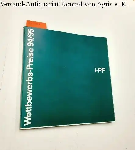HPP Hentrich-Petschnigg & Partner KG: Wettbewerbs-Preise 94/95 HPP
 1. Preise in Wettbewerben und Gutachten. 