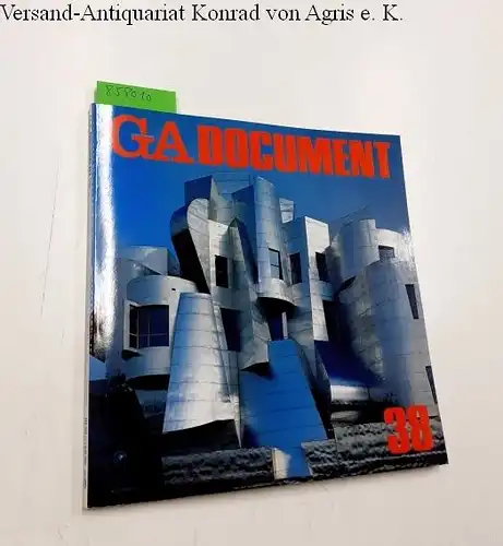 Futagawa, Yukio (Publisher/Editor): Global Architecture (GA) - Dokument No. 38. 