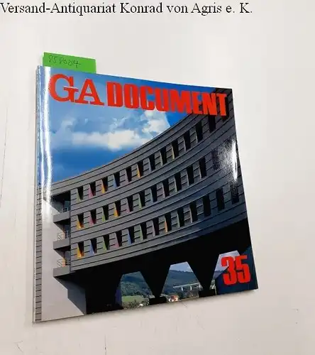 Futagawa, Yukio (Publisher/Editor): Global Architecture (GA) - Dokument No. 35. 