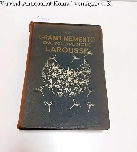 Augè, Paul: Grand Mèmento Encyclopèdique Larousse : Band 2. 