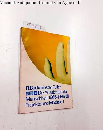 Buckminster Fuller, R: Die Aussichten der Menschheit 1965 -1985. Projekte und Modelle 1. 