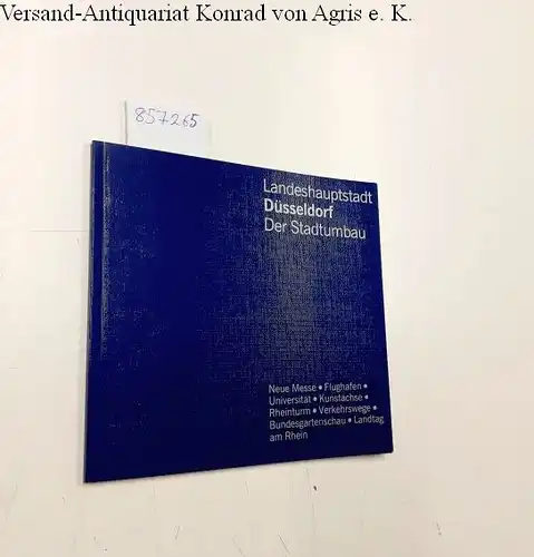 Bergmann, Michael, Michael Kamphausen und Hans-Joachim Neisser: Landeshauptstadt Düsseldorf - Der Stadtumbau
 Neue Messe, Flughafen, Universität, Kunstachse, Rheinturm, Verkehrswege, Bundesgartenschau, Landtag am Rhein. 