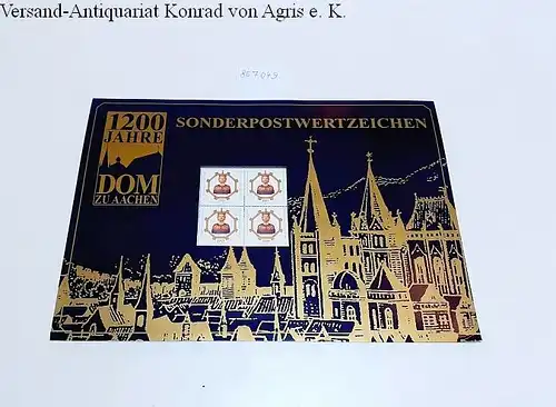 1200 Jahre Dom zu Aachen Sonderpostwertzeichen - Bogen à 10 Stück in Pappbogen