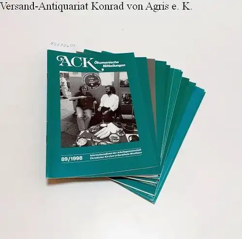 Hammans, Herbert (Hg.): ACK Ökumenische Mitteilungen [Konvolut 13 Hefte aus den Jahren 1993-1998]. 