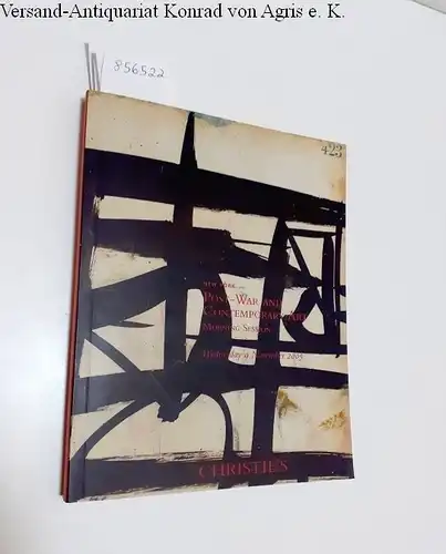 Christie's New York: Post-War and Contemporary Art : Auction 1574 
 Morning Session 9 November 2005 : Calder, De Kooning, Fontana, Hockney, Kusama, Reinhardt, Richter, Warhol u.a. 
