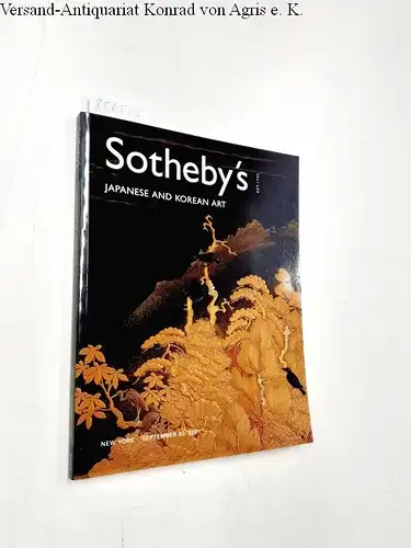 Sotheby's: Sothebys 20 September 2001 Japanese and Korean Art. 