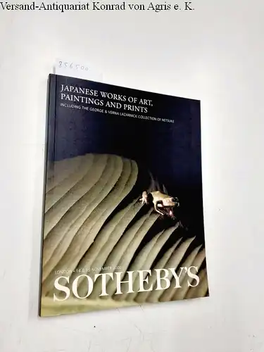 Sotheby's: Sothebys 14 & 15 November 2000 Japanese Works of Art, Paintings & Prints. 