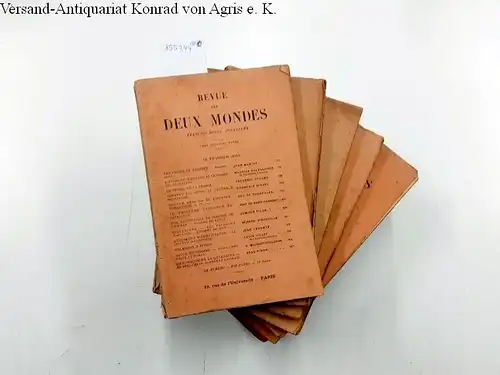 Redaktion: Revue des Deux Mondes 1939+1940 - 13 Ausgaben der Zeitschrift. 