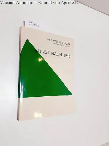 Hauswedell  & Nolte: Kunst nach 1945, Auktion 410, 14. Juni 2008. 