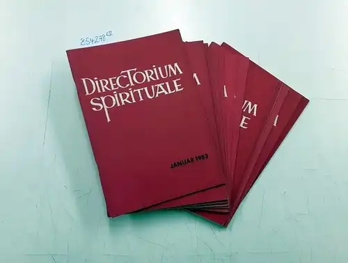 Bischöflicher Stuhl Regensburg: Directorium spirituale. 1983 Jan-Dez.  Kompletter Jahrgang, Lesejahr C für die Sonn- und Feiertage, Lesezyklus I für die Wochentage. 