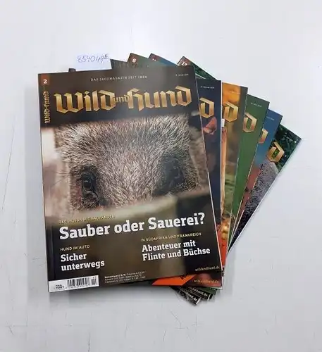 Wild und Hund: Wild und Hund Zeitschrift Jahrgang 2019 Konvolut der Nr. 2,4,5,8,11,13. 