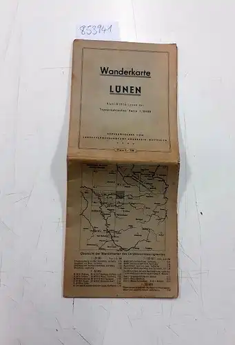 Landesvermessungsamt Nordrhein-Westfalen: Wanderkarte Lünen. - Blatt M 293 A Lünen der Topographischen Karte 1:50000. 