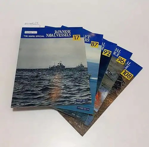 The Maru Special: Konvolut 5 Hefte : Vol. 17, 87, 92, 96, 108 
 Japanese Naval Vesels : U.S. Aircraft Carriers : Japanese Naval Operations in W.W.II (3 Hefte). 