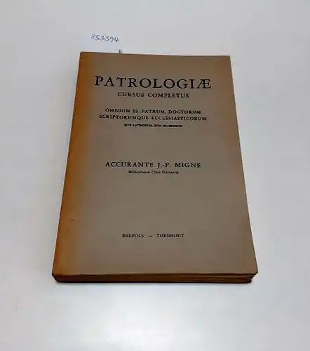 Migne, Jacques-Paul: Patrologiae Cursus Completus : Patrologiae Latinae Tomus LXXV 
 Sancti Gregorii Papaei Cognomento Magni, Opera Omnia. 