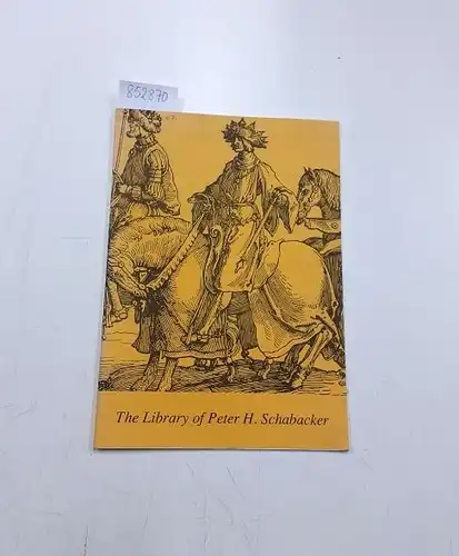 Ann Creed Books LTD. London: The library of  Peter H. Schabacker  Catalogue 14. 