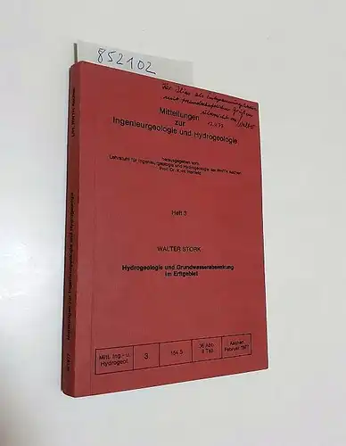 Stork, Walter und K.-H. Heitfeld (Hrsg.): Hydrogeologie und Grundwasserabsenkung im Erftgebiet. 