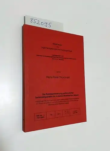 Thominski, Hans Peter und K. Schetelig (Hrsg.): Die Remagnetisierung paläozoischer Sedimentgesteine im Ardenno Rheinischen Massiv
 Paläomagnetische Untersuchungen paläozoischer Sedimentgesteine im Rhenoherzynikum und Subvariszikum des Ardenno.. 