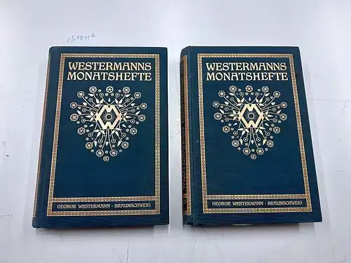 Verlag George Westermann: Westermanns Monatshefte. Ilustrierte deutsche Zeitschrift für das geistige Leben der Gegenwart Band 107 & Band 109, 1910. 