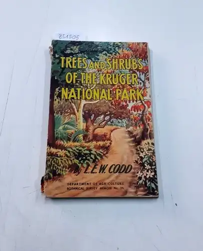 Codd, L.E.W: Trees and Shrubs of Kruger National Park
 Botanical Survey Memoir No. 26. 