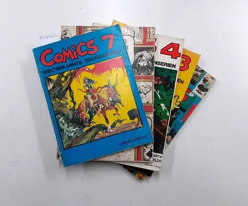 Carlsen Comics: Konvolut : Weltbekannte Zeichenserien Nr. 2 - 5 und Nr. 7 : 5 Hefte. 