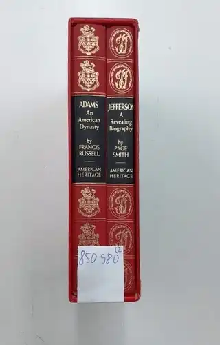 Russell, Francis and Page Smith: Adams An American Dynasty; Jefferson, A Revealing Biography, two volume set in slipcase. 