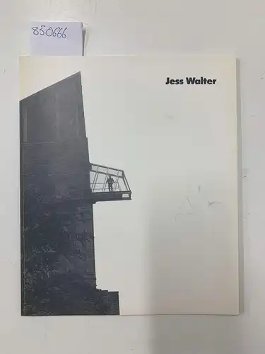Walter, Jess: Bilder und Zeichnungen 1986-1988, Ausstellungskatalog "Debutanten"23.9.- 20.10.1988 Galerie der Künstler München. 