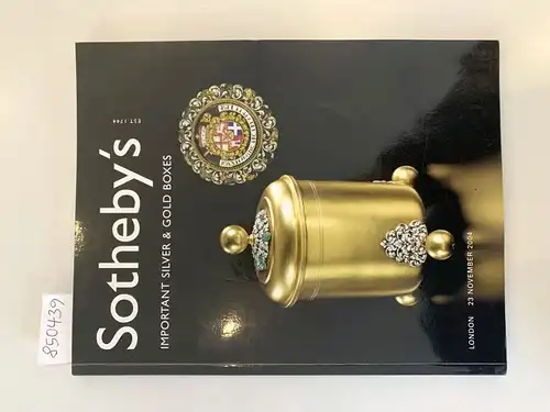 Sotheby's: Important Silver & Gold Boxes
 Catalogue London, 23 November 2004. 