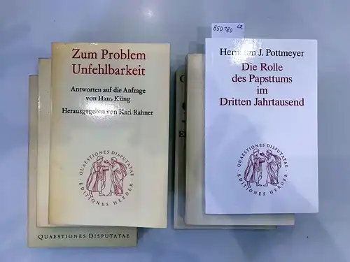 Ratzinger, Joseph (Hg.), Karl Rahner (Hg.) Elmar Klinger (Hg.) u. a: Quaestiones Disputatae - Editiones Herder [Konvolut 7 Bände]. 