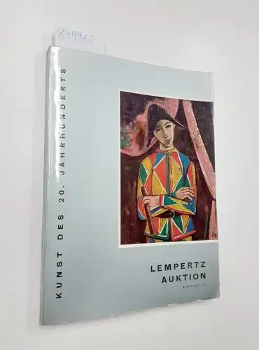 Lempertz Auktion 845: lempertz Auktion Katalog 476 Kunst des 20. Jahrhunderts. 