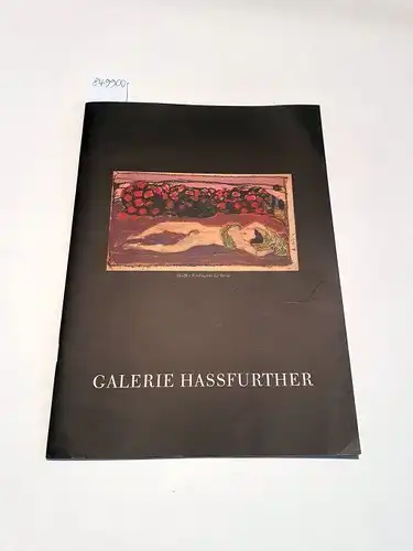 Galerie Hassfurther: Katalog 20 : Alt, Boeckl, Clementschitsch, Gauermann, Hodler, Walde, Wiegele. 