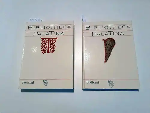 Mittler, Elmar (Hrsg.): Bibliotheca Palatina : Textband und Bildband : 2 Bände : Komplett 
 Katalog zur Ausstellung vom 8. Juli bis 2. November 1986...
