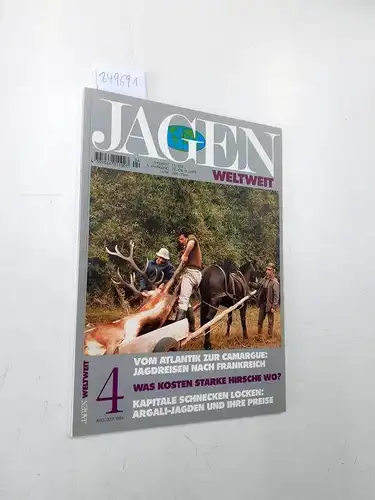 Jagen weltweit: Jagen weltweit, August/September 1994 , Nr.4, 5. Jahrgang. 