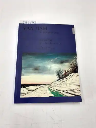 Van Ham Kunstauktionen: Kunst des 20. Jahrhunderts. 210. Auktion. 8. Dezember 2001
 Gemälde, Aquarelle, Zeichnungen, Skulpturen, Graphiken, Multiples. 