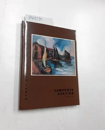 Kunsthaus Lempertz (Hrsg.): 576 - Math. Lempertz'sche Kunstversteigerung. Kunst des XX. Jahrhunderts
 Gemälde - Plastik - Aquarelle - Handzeichnungen - Graphik - Illustrierte Bücher und Mappenwerke. 