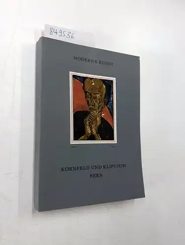Galerie Kornfeld und Klipstein (Hrsg.): Auktion 155. Moderne Kunst des Neunzehnten und Zwanzigsten Jahrhunderts
 Bilder - Aquarelle - Zeichnungen - Illustrierte Bücher - Graphik - Skulpturen - Autographen. 