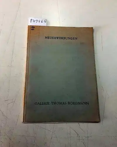 Galerie Thomas Borgmann: Zeichungen des 20. Jahrhunderts. 