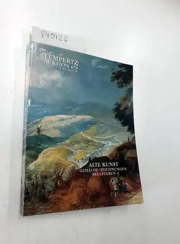 Kunsthaus Lempertz (Hrsg.): 674. Math.Lempertz`sche Kunstversteigerung
 Alte Kunst -  Zeichnungen - Skulpturen. 